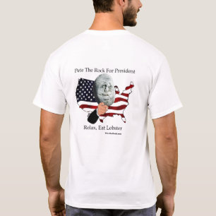 Détendez-vous, mangez du homard au dos T-shirt
