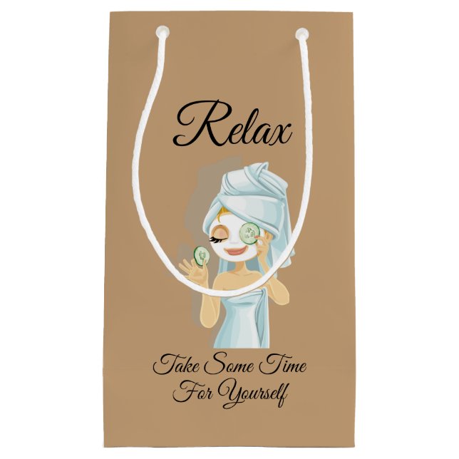 Détendez-vous Spa à thème Sacs cadeaux (Devant)