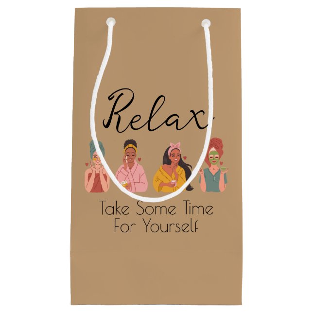 Détendez-vous Spa à thème Sacs cadeaux (Devant)