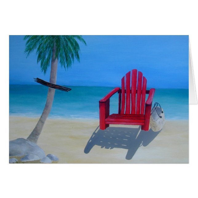 Détendez-vous sur la plage (Devant horizontal)