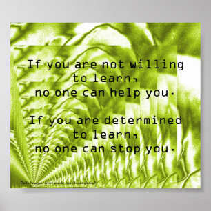 Détermination - affiche