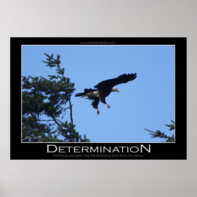 DÉTERMINATION ~ Affiche motivationnelle (Devant)