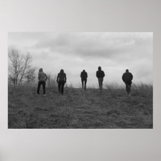 Détermination Poster noir et blanc / Impression