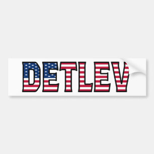 Detlev Name Vorname USA Aufkleber Sticker Auto Autoaufkleber