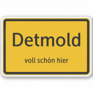Detmold Aufkleber Sticker Autoaufkleber