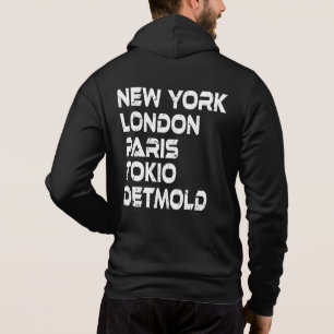 Detmold NY London Tokio Paris Hoddie Hoodie