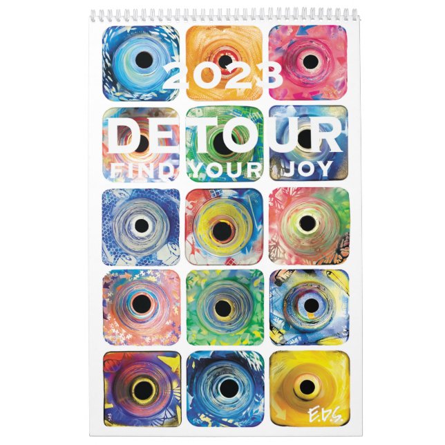 DETOUR 2023 Kunstkalender und Dankbarkeit Kalender (Titelbild)