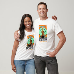 Detroit 1936 + Michigan-Ausstellungs-Plakat T-Shirt