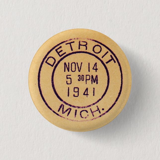 Detroit 1941 button (Vorderseite)