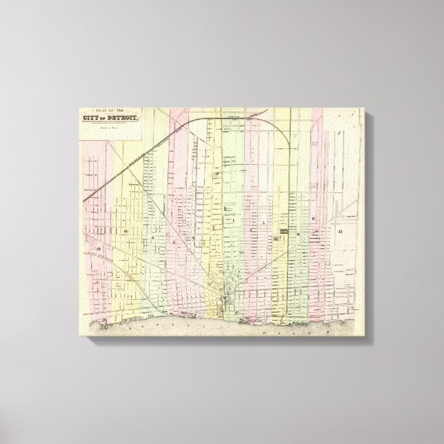 Detroit 2 leinwanddruck (Vorderseite)