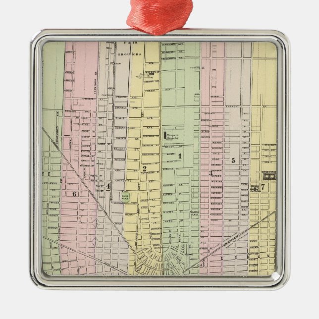 Detroit 2 silbernes ornament (Vorne)