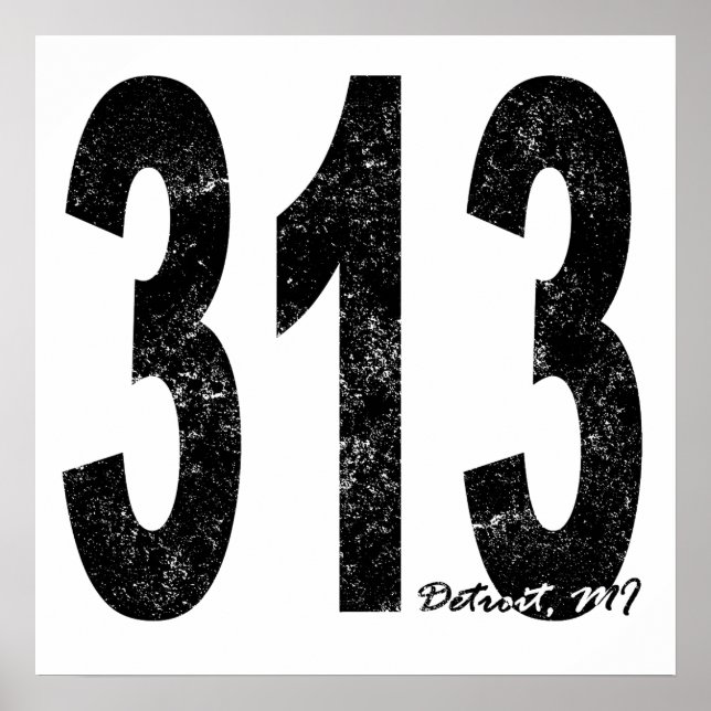 Detroit 313 poster (Vorne)