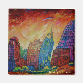 Detroit Artwork Magnet