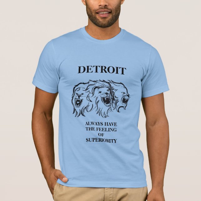 DETROIT BLUE T-Shirt (Vorderseite)