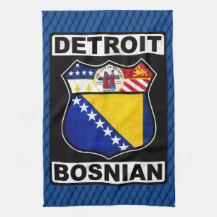 Detroit Bosnian American Teetuch Handtuch