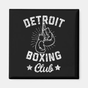 Detroit Boxing Club - Vintage Boxerloves Magnet