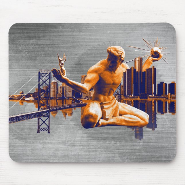 Detroit City Mousepad (Vorne)