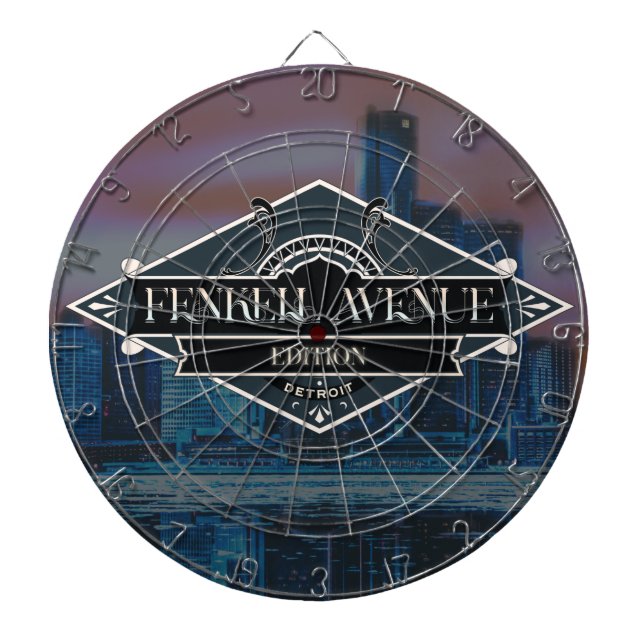 Detroit - Fenkell Edition Dartscheibe (vorne)