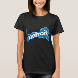 Detroit Football Michigan Lion Vintag T-Shirt