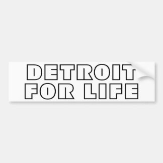 Detroit für das Leben Autoaufkleber