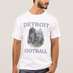 Detroit Fußball Retro LKW Stopp Souvenir T-Shirt