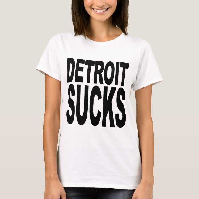 Detroit ist zum Kotzen T-Shirt (Vorderseite)