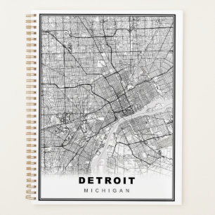 Detroit-Karte Planer