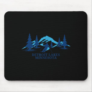 Detroit Lakes Minnesota Skigebiet Skifahren Skifah Mousepad
