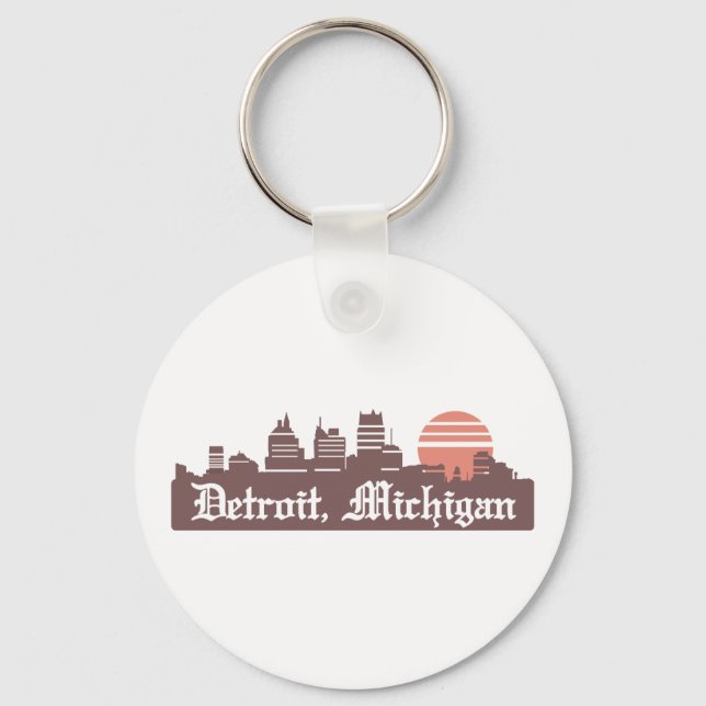 Detroit Linesky Schlüsselanhänger (Vorderseite)