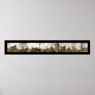 Detroit MI Park Foto 1916 Poster