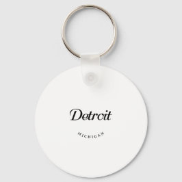 Detroit MI Schlüsselanhänger