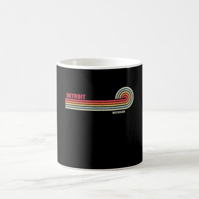 Detroit Michigan City Staat Kaffeetasse (Mittel)