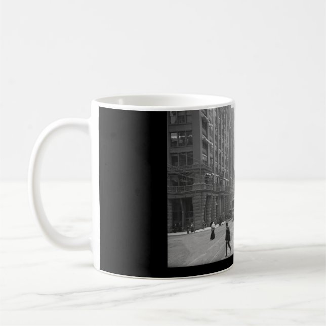 Detroit, Michigan, Griswold Street in den 1907, 19 Kaffeetasse (Links)