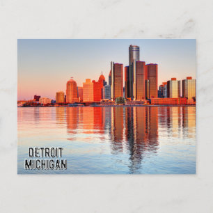 Detroit Michigan Postcard Postkarte