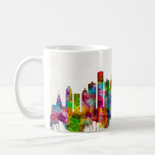 Detroit Michigan Skyline Kaffeetasse