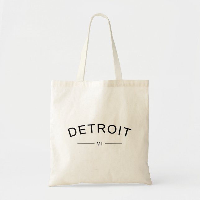 Detroit Michigan Tragetasche (Vorne)