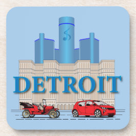 Detroit Michigan United Staaten Getränkeuntersetzer