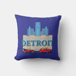 Detroit Michigan United Staaten Kissen