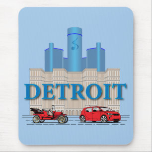 Detroit Michigan United Staaten Mousepad