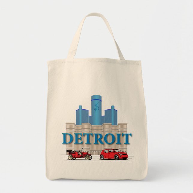 Detroit Michigan United Staaten Tragetasche (Vorne)