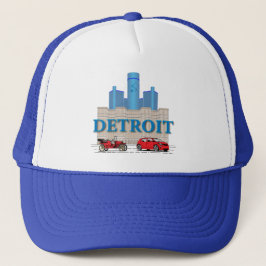 Detroit Michigan United Staaten Truckerkappe