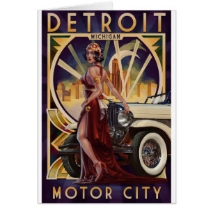 Detroit, Michigan   Ville automobile