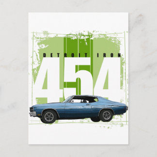 Detroit Muscle Chevelle Postkarte