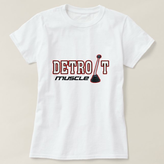 Detroit-Muskel T-Shirt (Design vorne)