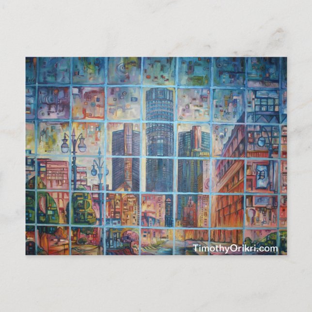 Detroit on My Mind I - Postcard Postkarte (Vorderseite)