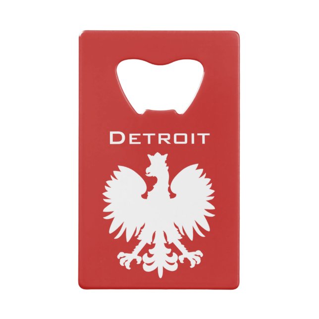Detroit Polnischer Eagle Flaschenöffner (Vorderseite)