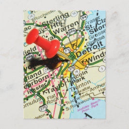 Detroit Postkarte