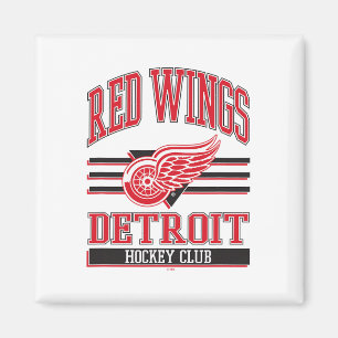 Detroit Red Wings Hockey Club Grau Offiziell Lizen Magnet