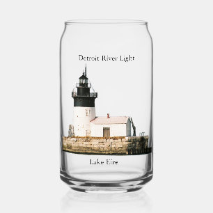 Detroit River Light kann Glas