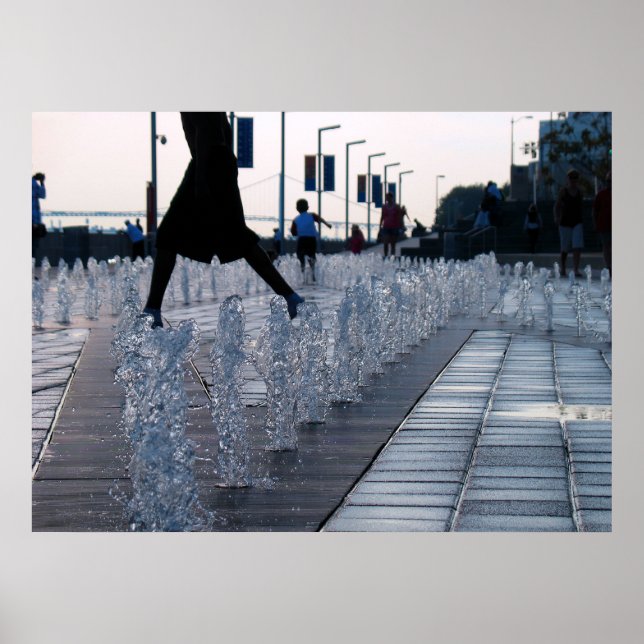 Detroit riverside #1 poster (Vorne)